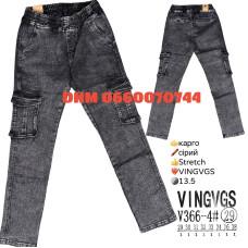 Vingvgs Карго джинсові сірого кольору з боковими кишенями стрейч 29-38 366-4