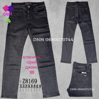 Zossilee Класичні джинси сірого кольору Classic fit 32-44 8169