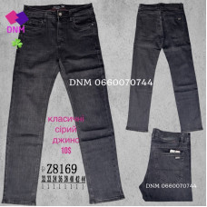 Zossilee Класичні джинси сірого кольору Classic fit 32-44 8169