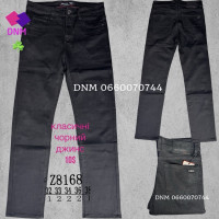 Zossilee Класичні джинси чорного кольору Classic fit 32-38 8168