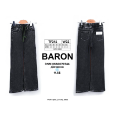 Baron Wide leg джинси сірого кольору широкі 21-26 241