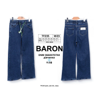 Baron Wide leg джинси синього кольору широкі 22-27 235
