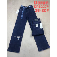 Derun Wide leg джинси синього кольору широкі 25-30 8227