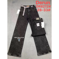 Derun Wide leg джинси сірого кольору широкі 28-33 8212