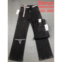 Derun Wide leg джинси сірого кольору широкі 30-36 8209