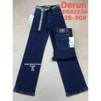 Derun Wide leg джинси синього кольору широкі 25-30 8223