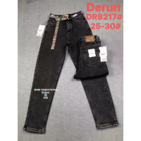 Derun Мом джинси сірого кольору Mom fit 25-30 8217