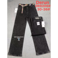 Derun Wide leg джинси сірого кольору широкі 30-36 8206