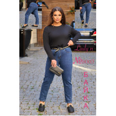 Lady N  Мом джинси синього кольору Mom fit 30-36 8003