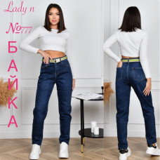 Lady N  Мом джинси синього кольору Mom fit 28-33 777