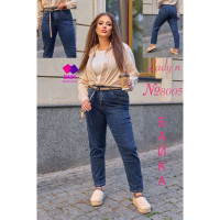 Lady N  Мом джинси синього кольору Mom fit 31-38 8005
