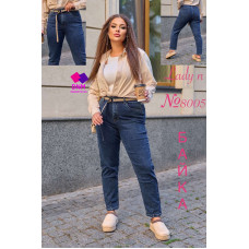 Lady N  Мом джинси синього кольору Mom fit 31-38 8005