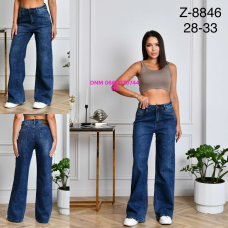 Lanbai Wide leg джинси синього кольору широкі 28-33 8846