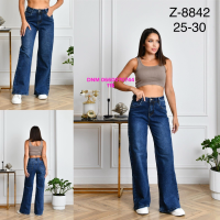Lanbai Wide leg джинси синього кольору широкі 25-30 8842