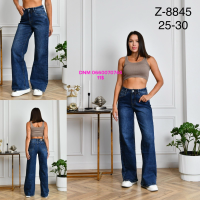 Lanbai Wide leg джинси синього кольору широкі 25-30 8845