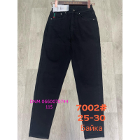 Lanlaniee Мом джинси чорного кольору Mom fit 25-30 7002