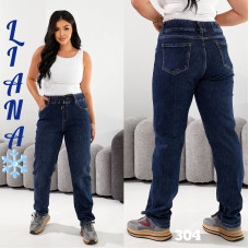 Liana  Мом джинси синього кольору Mom fit 30-36 304