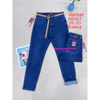 Vanver Мом джинси синього кольору Mom fit 28-33 8063