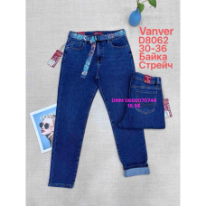 Vanver Мом джинси синього кольору Mom fit 30-36 8062