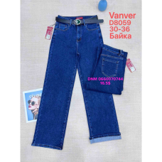 Vanver Wide leg джинси синього кольору широкі 30-36 8059