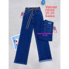 Vanver Wide leg джинси синього кольору широкі 25-30 8056