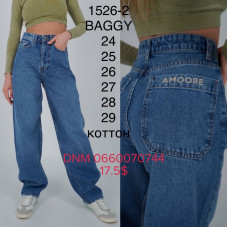 Amore Баггі джинси синього кольору Baggy 24-29 1526-2