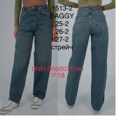 Amore Баггі джинси синього кольору Baggy 25-27 1513-2