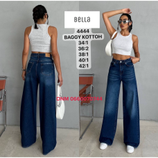 Bella Баггі джинси синього кольору Baggy 34-42 4444