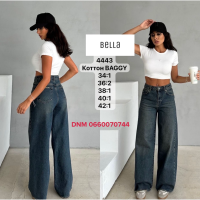 Bella Баггі джинси синього кольору Baggy 34-42 4443