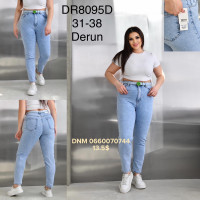 Derun Мом джинси блакитного кольору Mom fit 31-38 8095