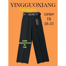 Yingguoxiang Straight джинси рівного крою чорного кольору весна 28-33 1098