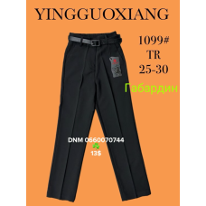Yingguoxiang Straight джинси рівного крою чорного кольору весна 25-30 1099
