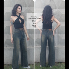 Fashion Wide leg джинси іржавого кольору широкі 26-31 7701