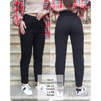 Fashion Мом джинси чорного кольору Mom fit 26-31 5101-15