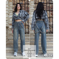 Fashion Баггі джинси іржавого кольору 26-31 5306-7