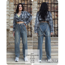Fashion Баггі джинси іржавого кольору 26-31 5306-7
