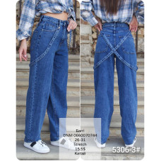 Fashion Баггі джинси синього кольору Baggy 26-31 5306-7