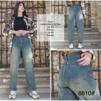 Fashion Баггі джинси іржавого кольору 26-31 8810-1
