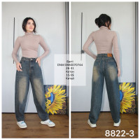 Fashion Баггі джинси іржавого кольору 26-31 8822-3