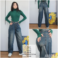 Fashion Баггі джинси іржавого кольору 26-31 8839-1