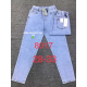 Feerars  Мом джинси пояс на резинці синього кольору Mom fit 28-33 8017
