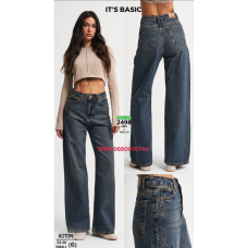 It’s basic  Wide leg джинси іржавого кольору широкі 32-36 2498-8