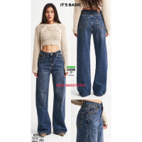 It’s basic  Wide leg джинси синього кольору широкі 32-36 2498-10