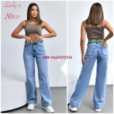 Lady N  Палаццо джинси блакитного кольору стрейч весна 28-33 135