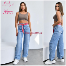 Lady N  Скейтер джинси блакитного кольору стрейч весна 25-30 779