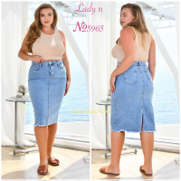 Lady N  Спідниця джинсова блакитного кольору стрейч весна 31-38 5965