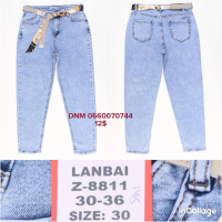 Lanbai Мом джинси блакитного кольору Mom fit 30-36 8811