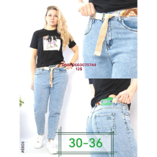 Lanbai Мом джинси блакитного кольору Mom fit 30-36 8806