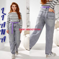 Liana  Скейтер джинси сірого кольору Skater 25-30 320