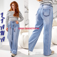Liana  Баггі джинси блакитного кольору Baggy 30-36 336